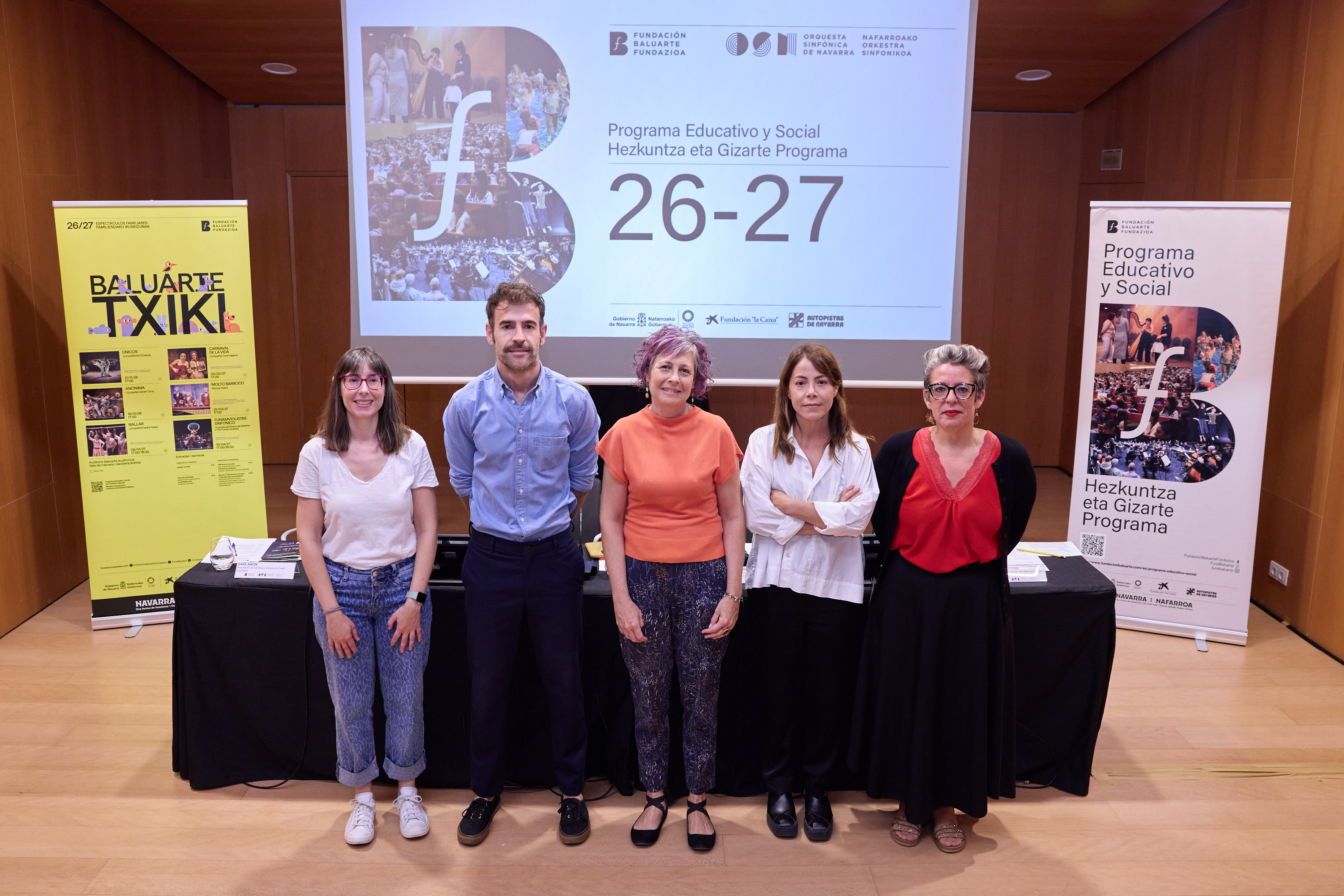 Fundación Baluarte presenta su Programa Educativo y Social 2026-2027 con 52 jornadas 