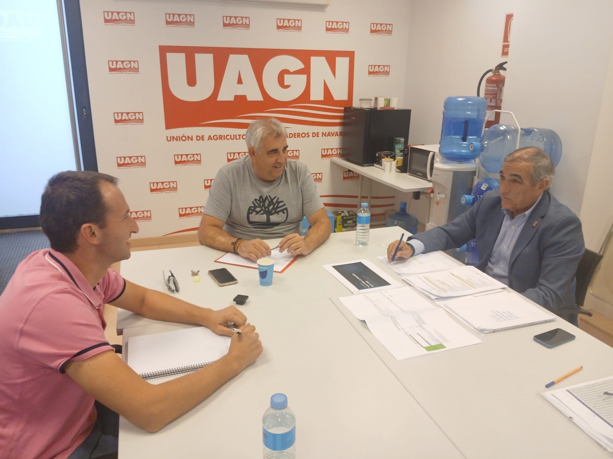 Cohesión Territorial comparte con UAGN la necesidad de licitar la segunda fase del Canal de Navarra este año 