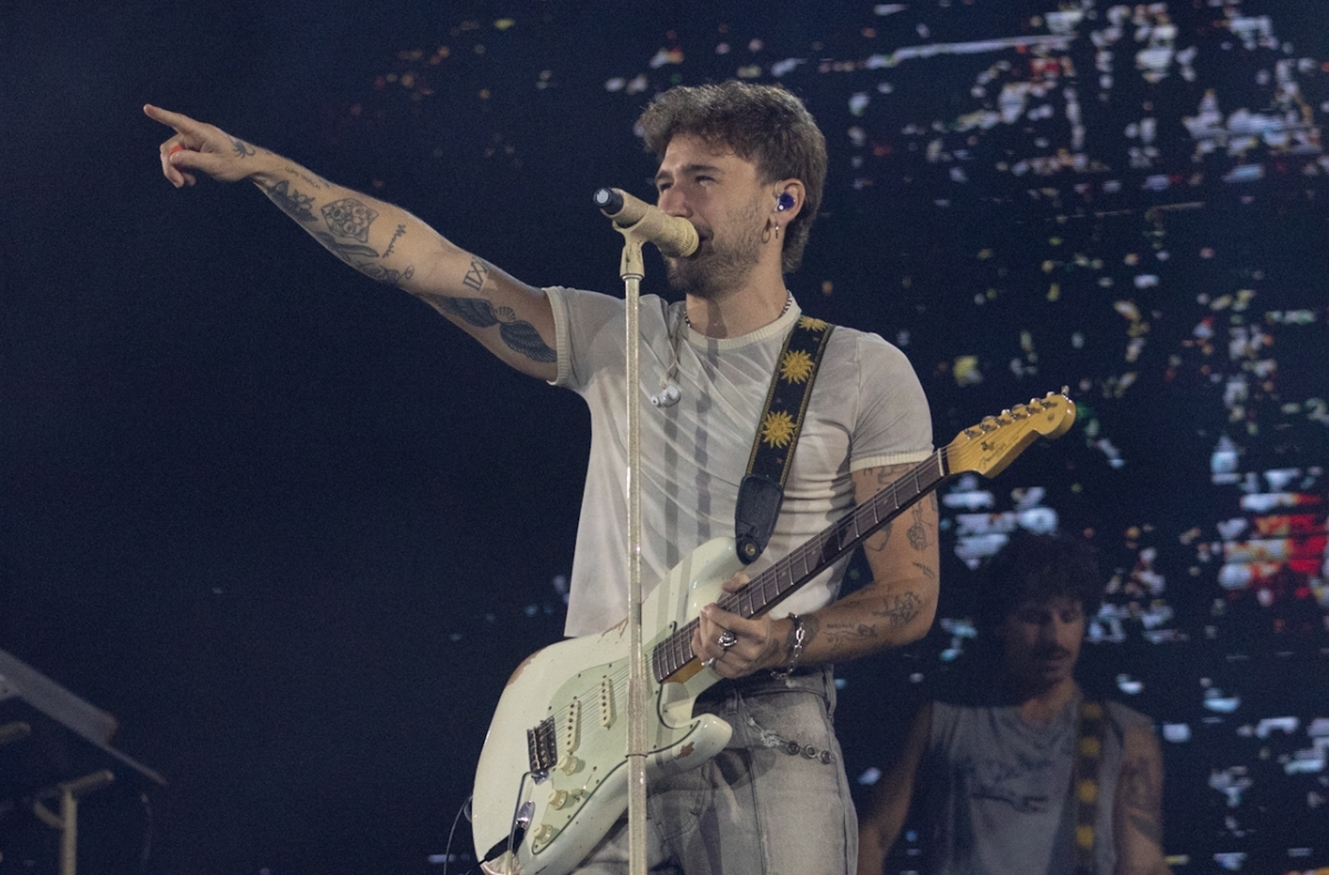 [GALERIA] Dani Fernández pone a bailar al Navarra Arena con un concierto cargado de guiños al público