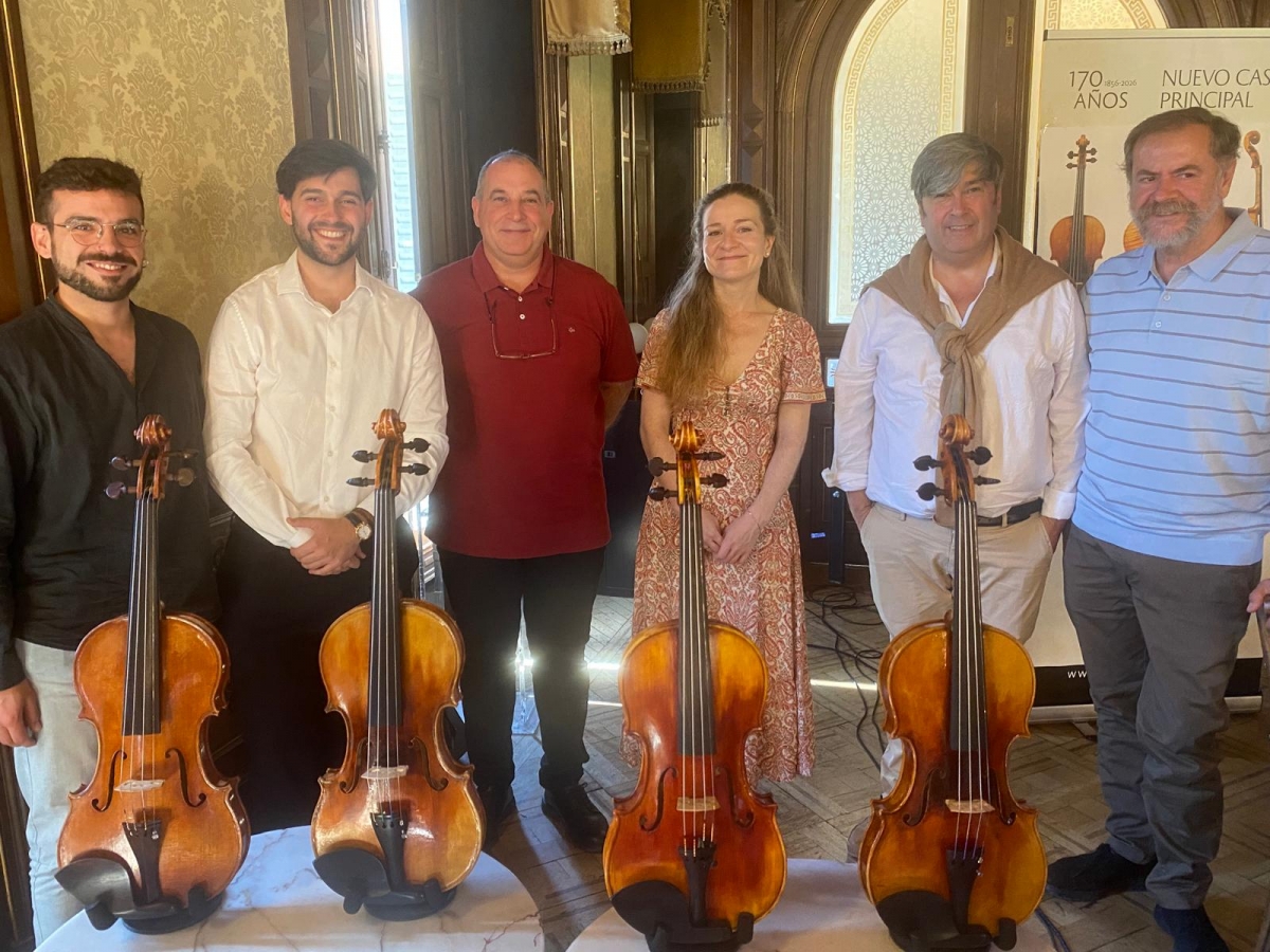 El Nuevo Casino rinde homenaje a Sarasate con una jornada de historia, artesanía y música en torno a su Stradivarius