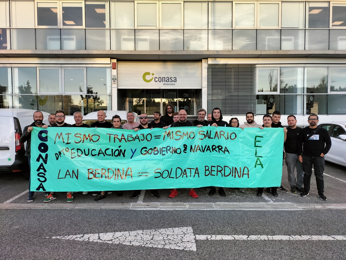 La sección de hardware de Conasa inicia una huelga de 15 días para equipararse a sus compañeros