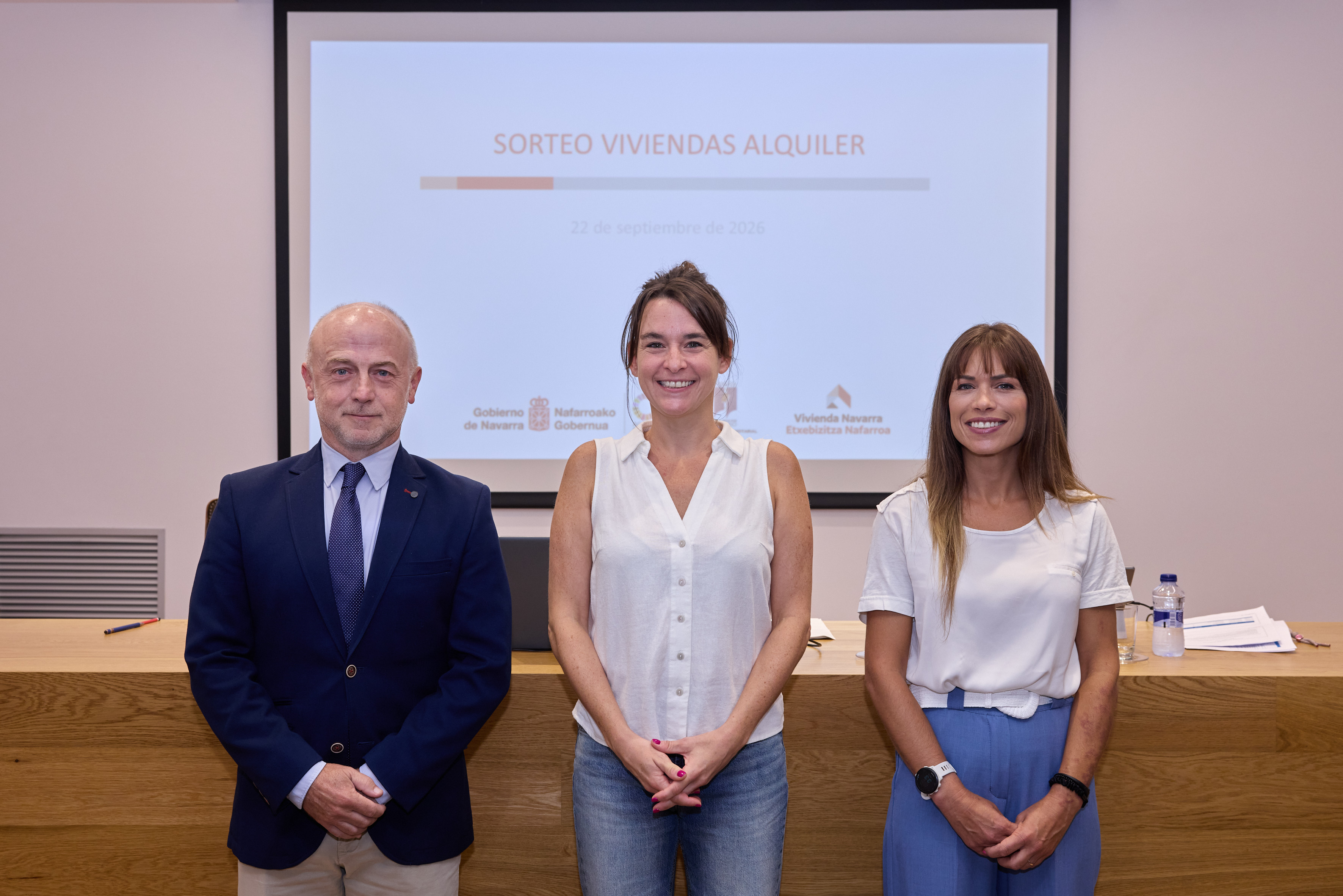 Alfaro destaca que el primer sorteo de vivienda protegida en alquiler en Navarra 