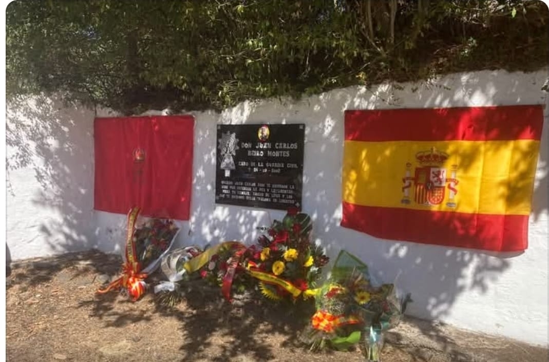 Homenaje en Leitza al guardia civil Juan Carlos Beiro en el 24 aniversario de su asesinato a manos de ETA