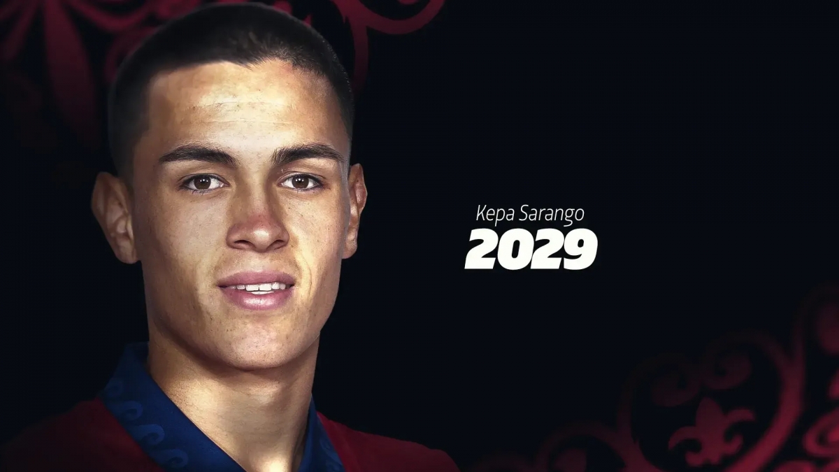 Osasuna amplía su vinculación con Kepa Sarango hasta 2029, con opción hasta 2031