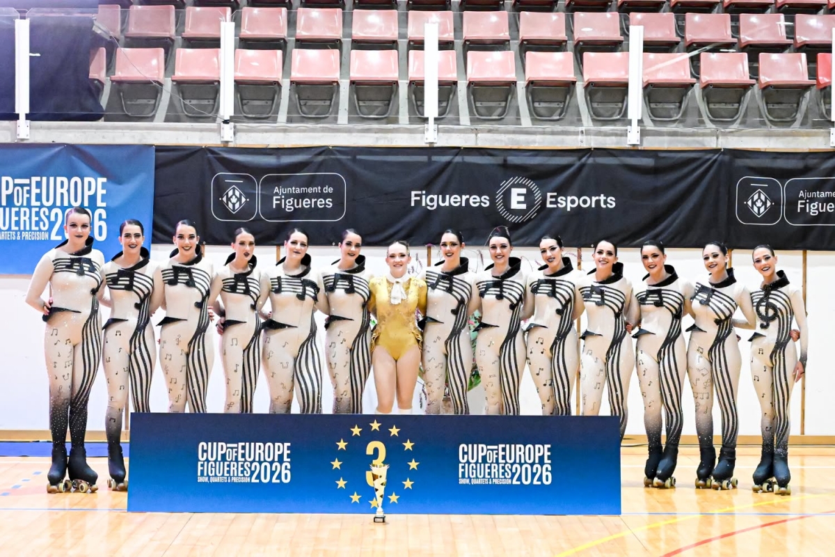 El CPA Noáin, tercero de Europa en la primera Copa de Show Júnior disputada en Figueres