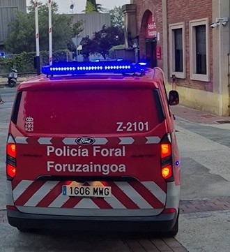 Detenida en Mendigorría una pareja de 28 años por intentar golpear a agentes de la Policía Foral