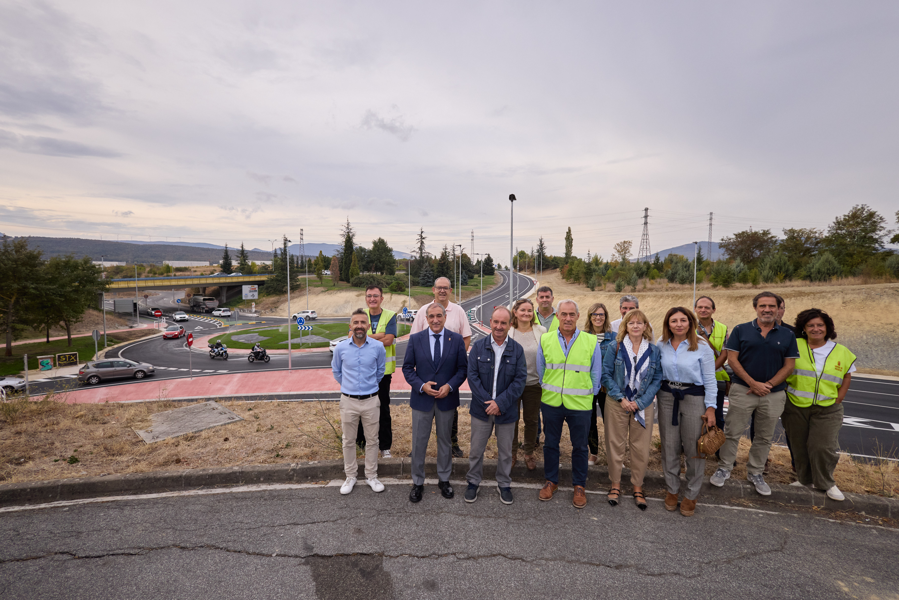Culmina la nueva rotonda de Mutilva, que conecta el polígono industrial con la PA-30 tras una inversión de 821.000 euros