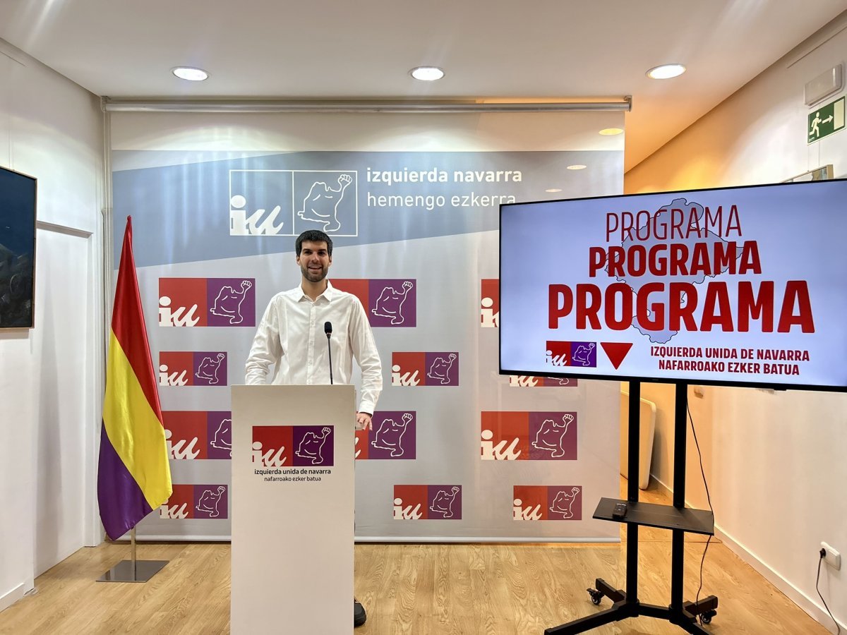 Izquierda Unida de Navarra abre un proceso para elaborar con la sociedad civil su programa electoral de 2027