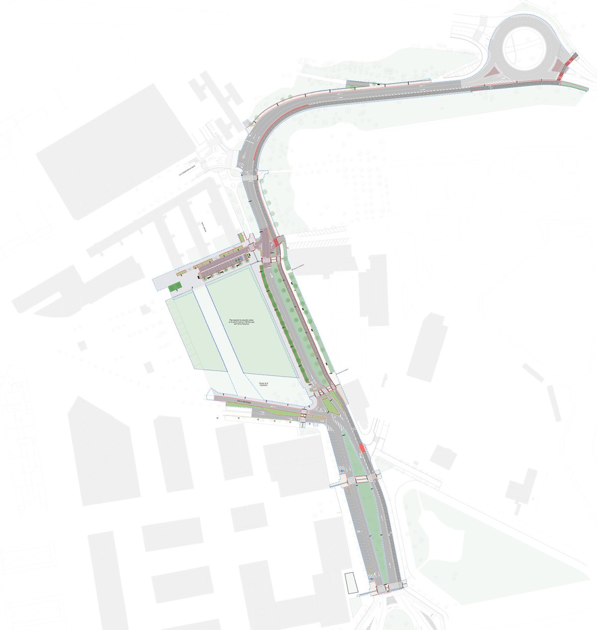 El carril bici de la cuesta de la Reina de Pamplona arrancará el 7 de octubre con obras en el solar de la antigua cárcel