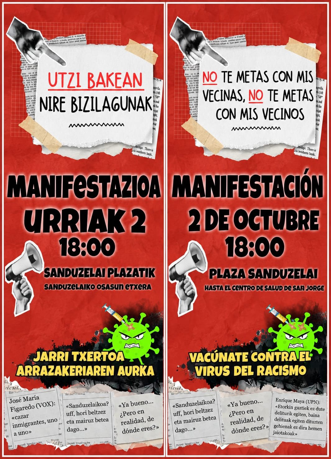 San Jorge se manifiesta este viernes contra el racismo con el lema 