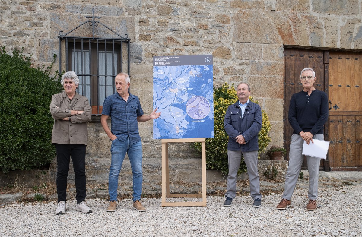 Laquidáin deja atrás sus manantiales: estrena nuevo sistema de agua potable y depuradora propia