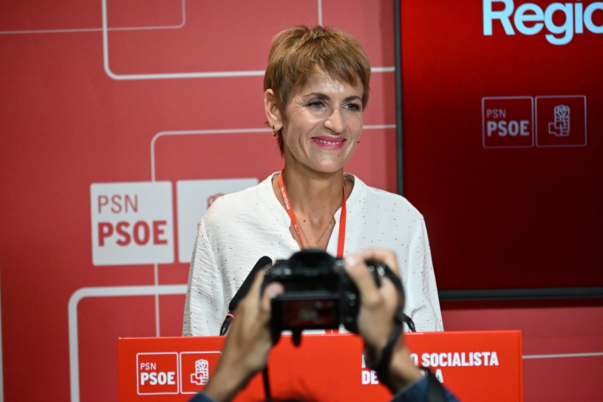 María Chivite buscará de nuevo la Presidencia de Navarra y formalizará su candidatura el lunes