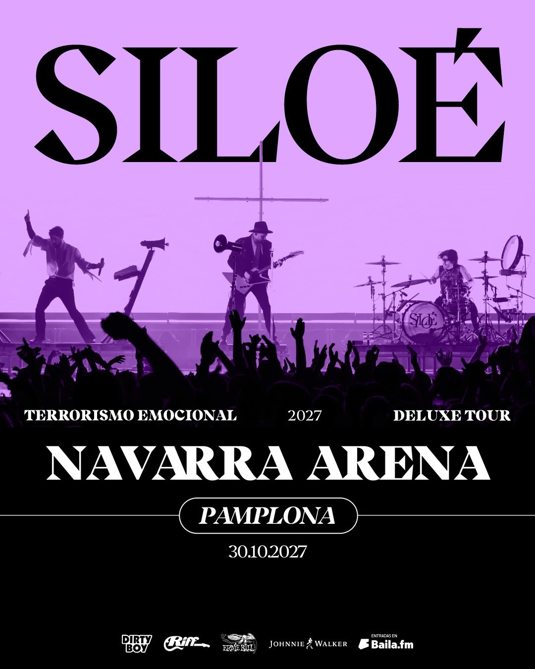 Siloé actuará en el Navarra Arena el 30 de octubre de 2027 con su gira 'Terrorismo Emocional 2027 Deluxe Tour'