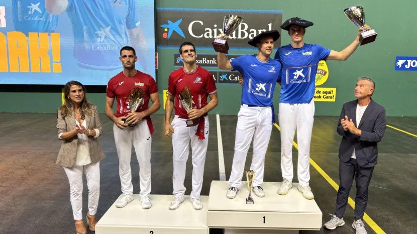 Elordi y Mariezkurrena conquistan el Masters CaixaBank con un 22-16 en el Navarra Arena