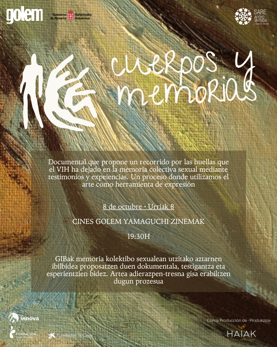 Un documental recupera la memoria del VIH en Navarra: estreno este jueves en Golem Yamaguchi