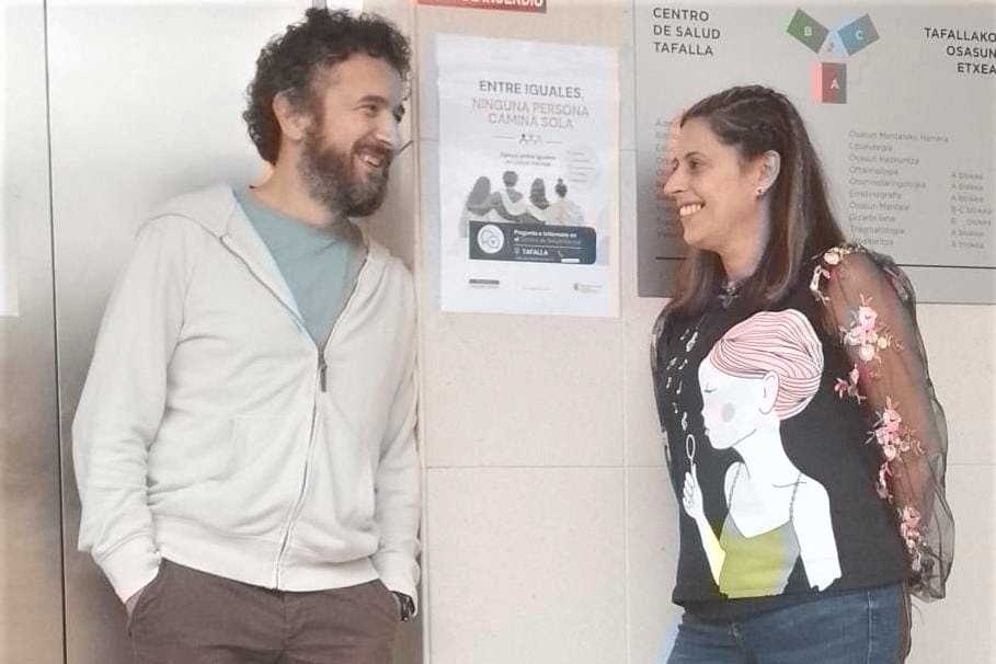 El centro de salud de Tafalla estrena un programa de apoyo entre iguales para personas con trastorno mental severo
