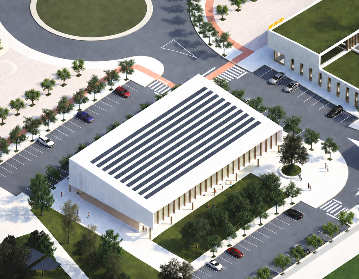 Burlada redacta el proyecto de una pista deportiva cubierta de 1.350 metros cuadrados en Erripagaña