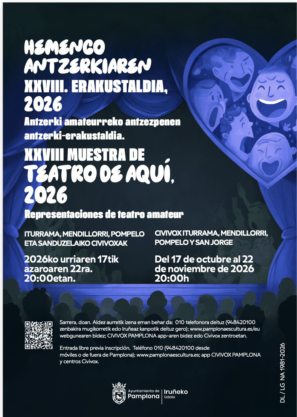 Trece compañías amateur llenan cuatro centros Civivox con la XXVIII Muestra de Teatro de Aquí