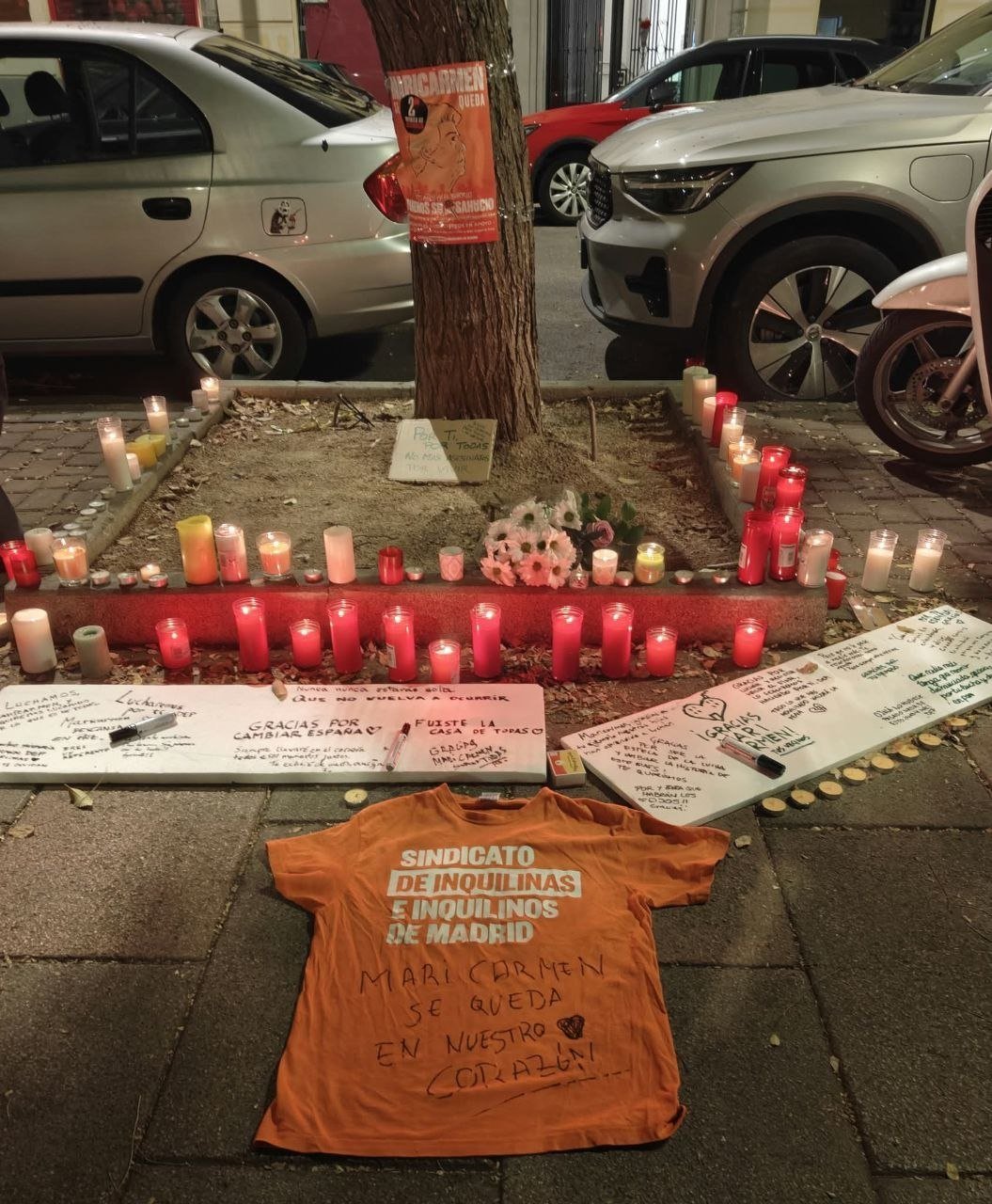La muerte de Maricarmen aviva las protestas por la vivienda y provoca una disputa política en Madrid