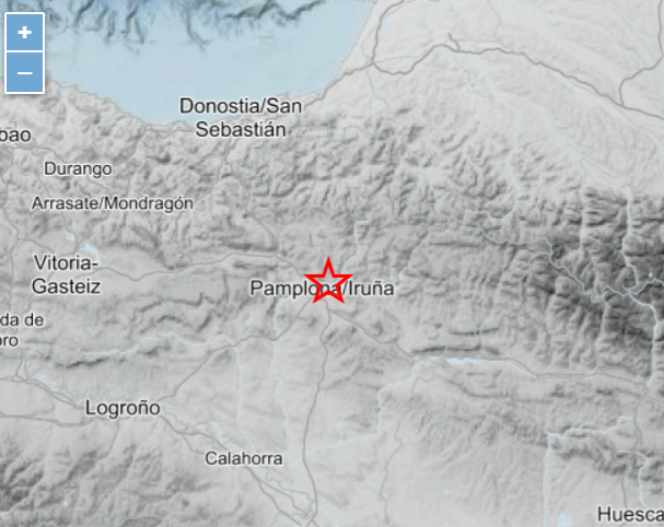 Un terremoto de magnitud 3,6 con epicentro en Burlada se deja sentir en la comarca de Pamplona