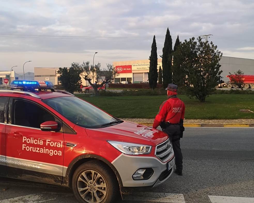La Policía Foral intensifica la vigilancia en carreteras y localidades durante el puente del 12 de octubre