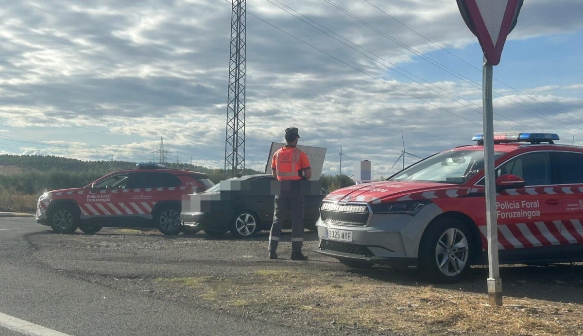 La Policía Foral tramita 9 denuncias en un control en Ribaforada y refuerza la vigilancia en el retorno del Pilar