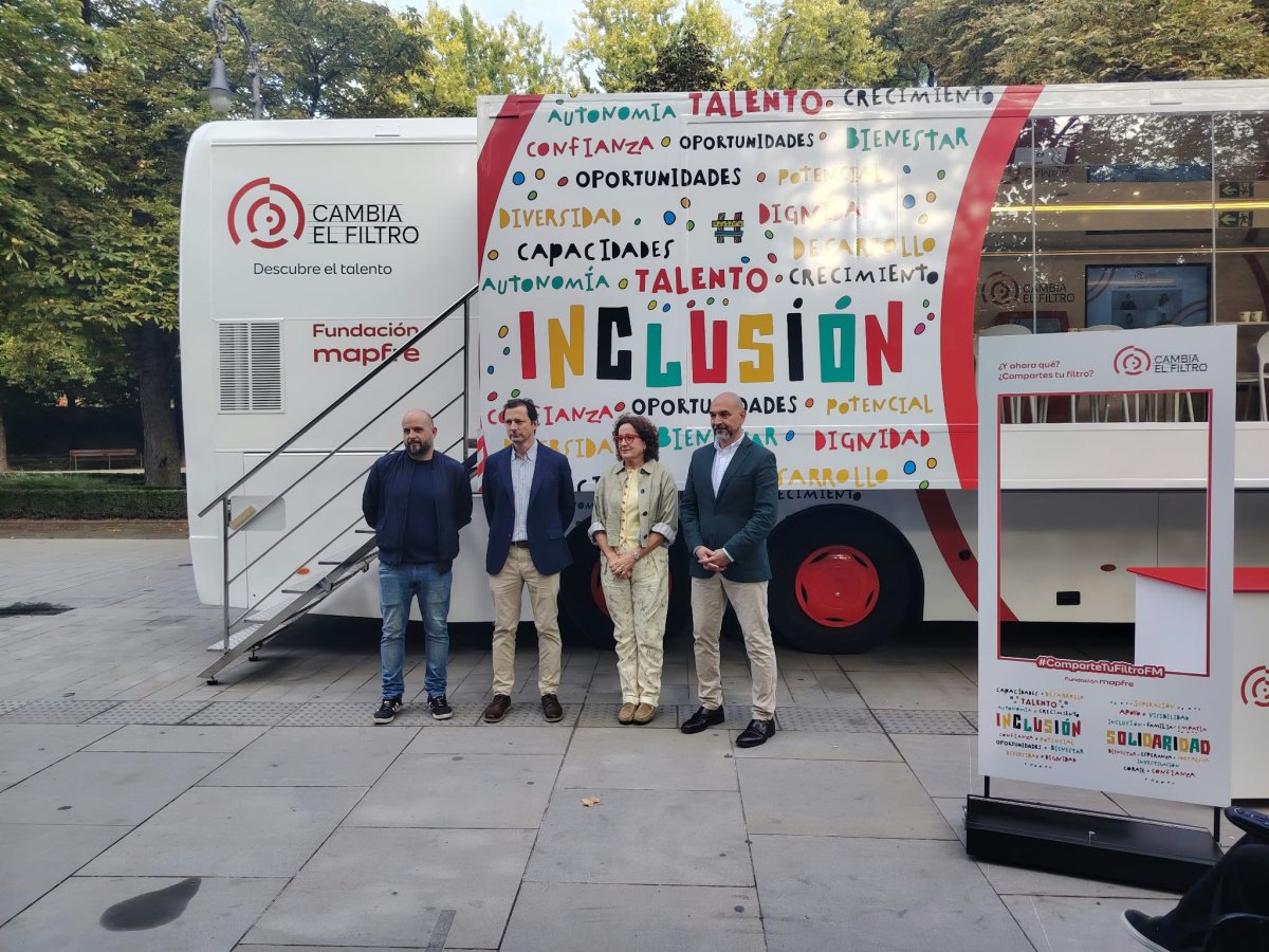 'Cambia el filtro' llega a Pamplona para cuestionar los prejuicios sobre la discapacidad intelectual