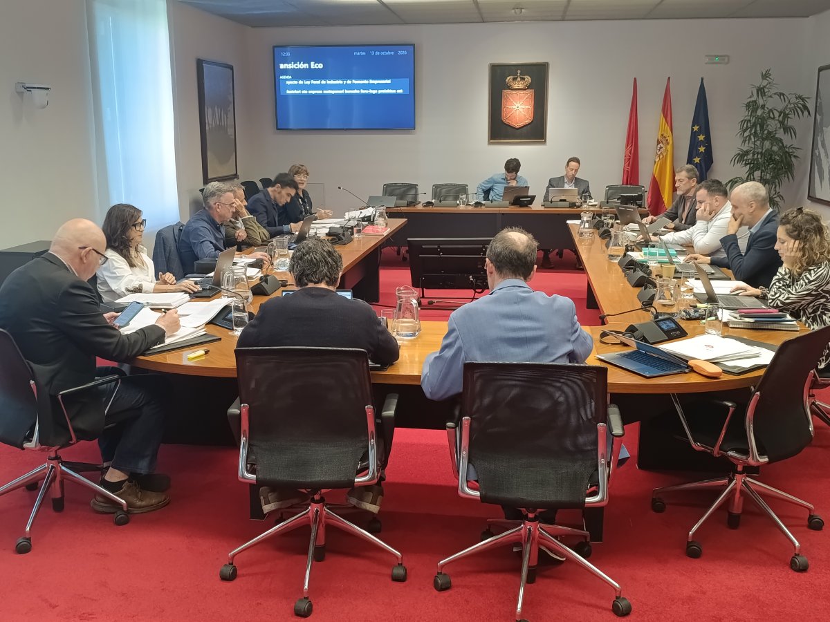 La ley foral de Industria supera su primer trámite en el Parlamento e incluye medidas para avanzar hacia la jornada máxima de 35 horas