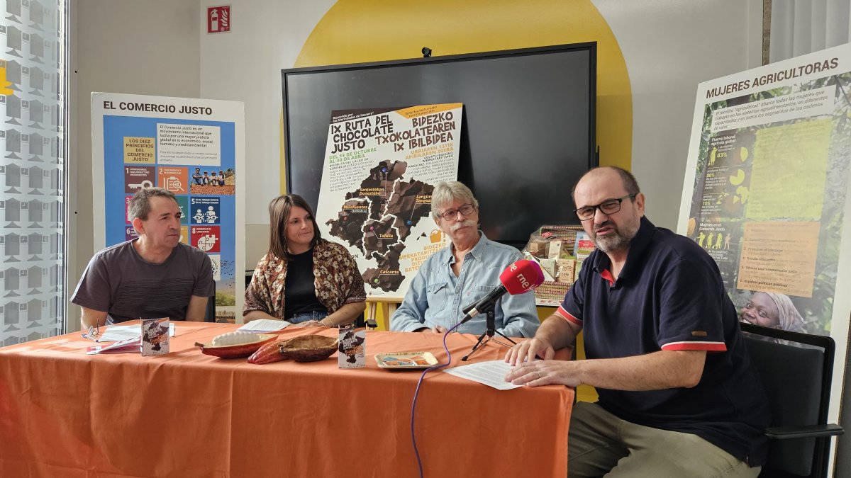 La Ruta del Chocolate Justo cumple nueve ediciones con un taller de Gorrotxategi y cinco localidades navarras