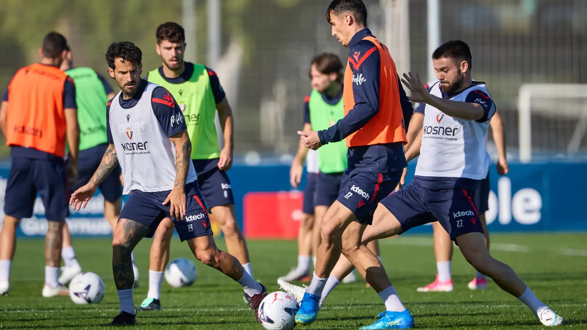 Osasuna entrena en Tajonar con Arrasate al mando y sigue preparando el duelo ante el Racing en El Sadar