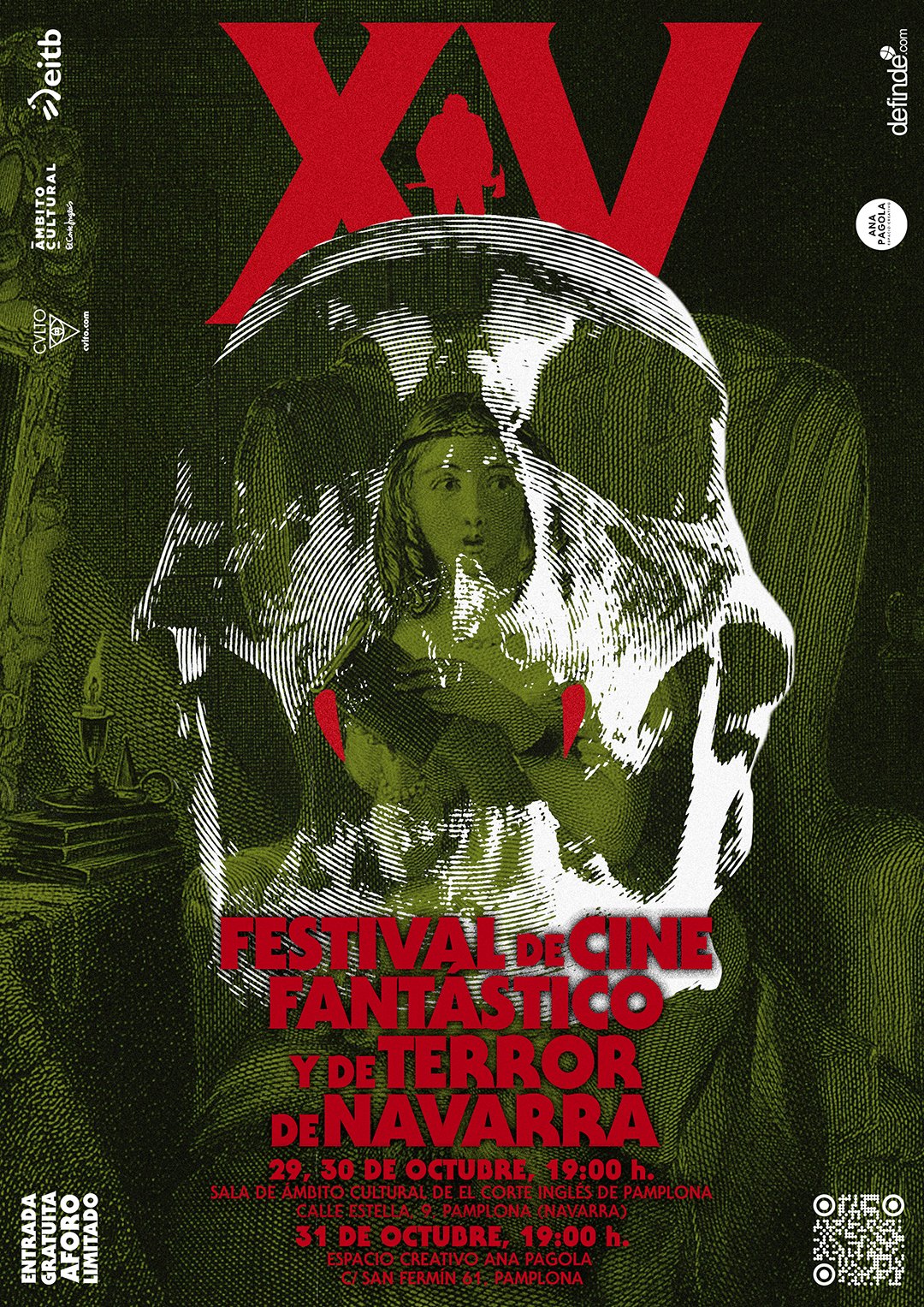 El Festival de Cine Fantástico y de Terror de Navarra vuelve fiel a su cita por Halloween a Pamplona