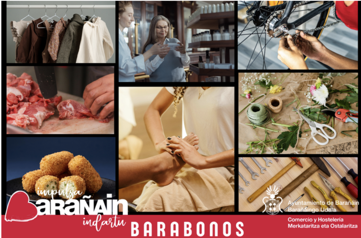 Barañáin lanza el 27 de octubre los Barabonos de Otoño: bonos de 20 euros por 14 en 40 comercios