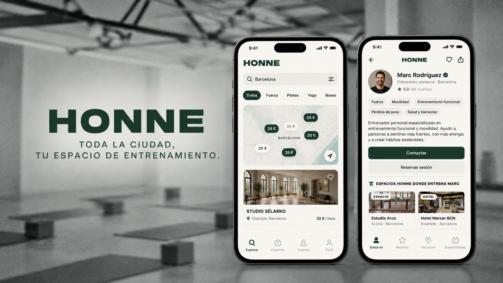HONNE lanza HONNE Pro: el marketplace que conecta a entrenadores independientes con sus próximos clientes