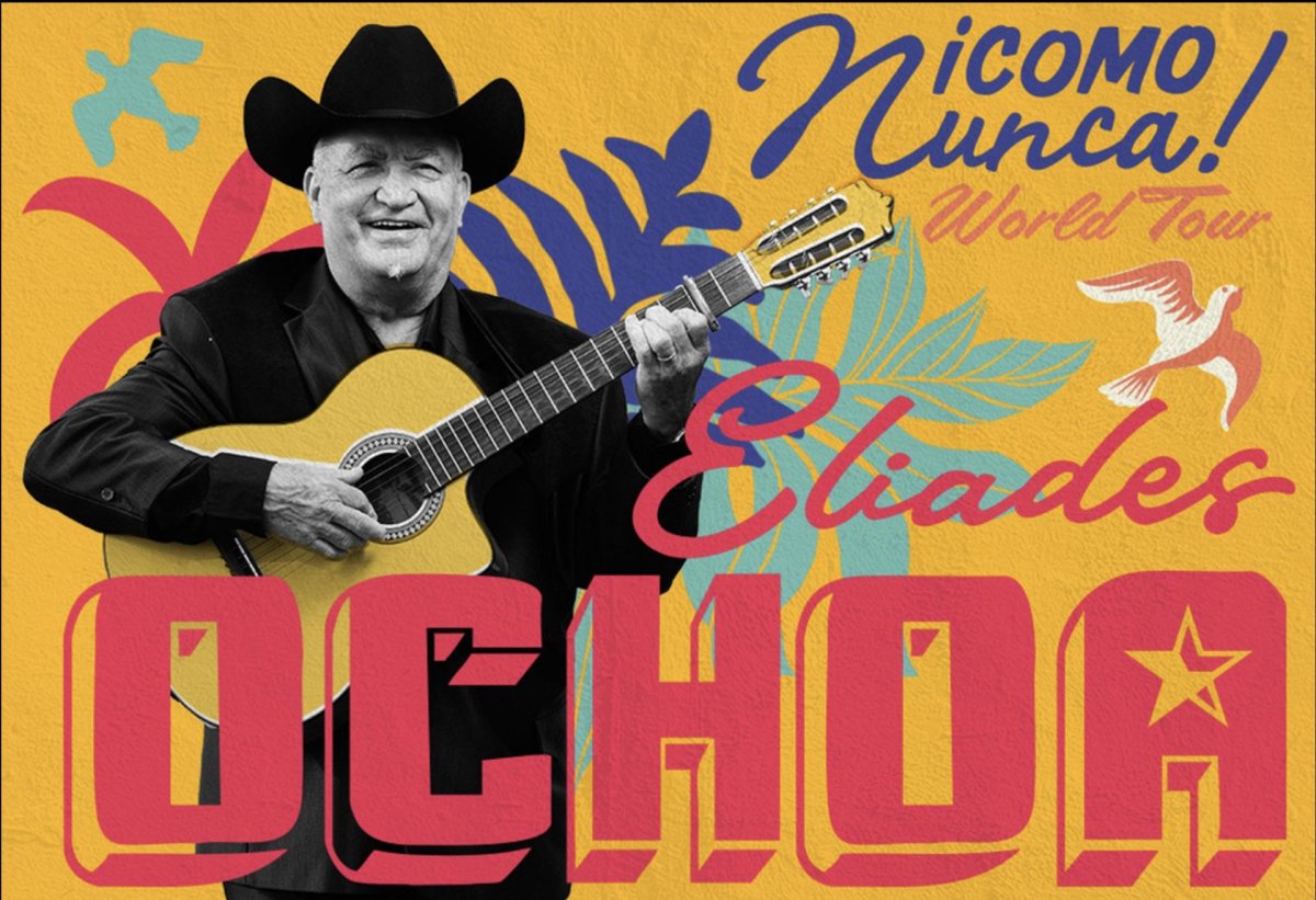 Eliades Ochoa, de Buena Vista Social Club, actuará en Baluarte el 31 de octubre con su gira «¡Como Nunca!»