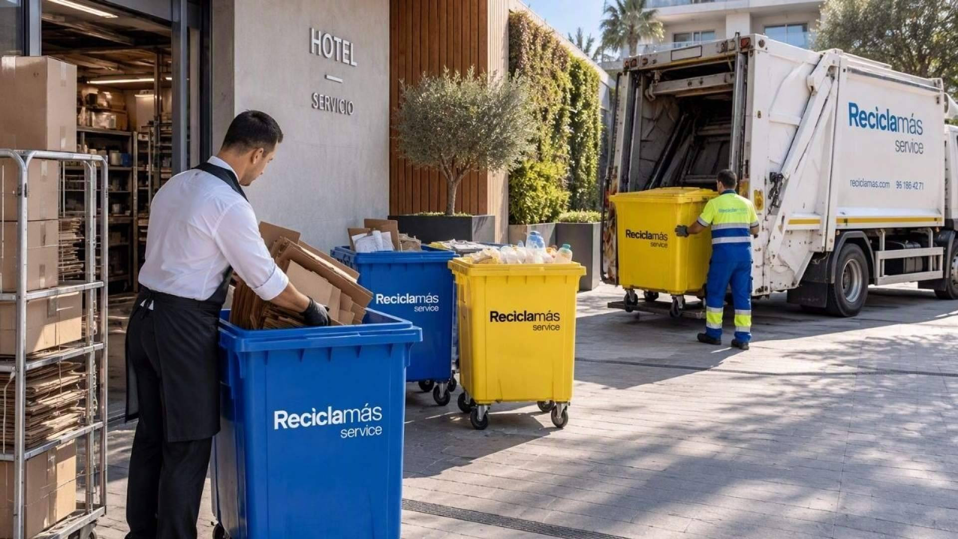 Hoteles más sostenibles; Reciclamás transforma la gestión de residuos en el sector turístico