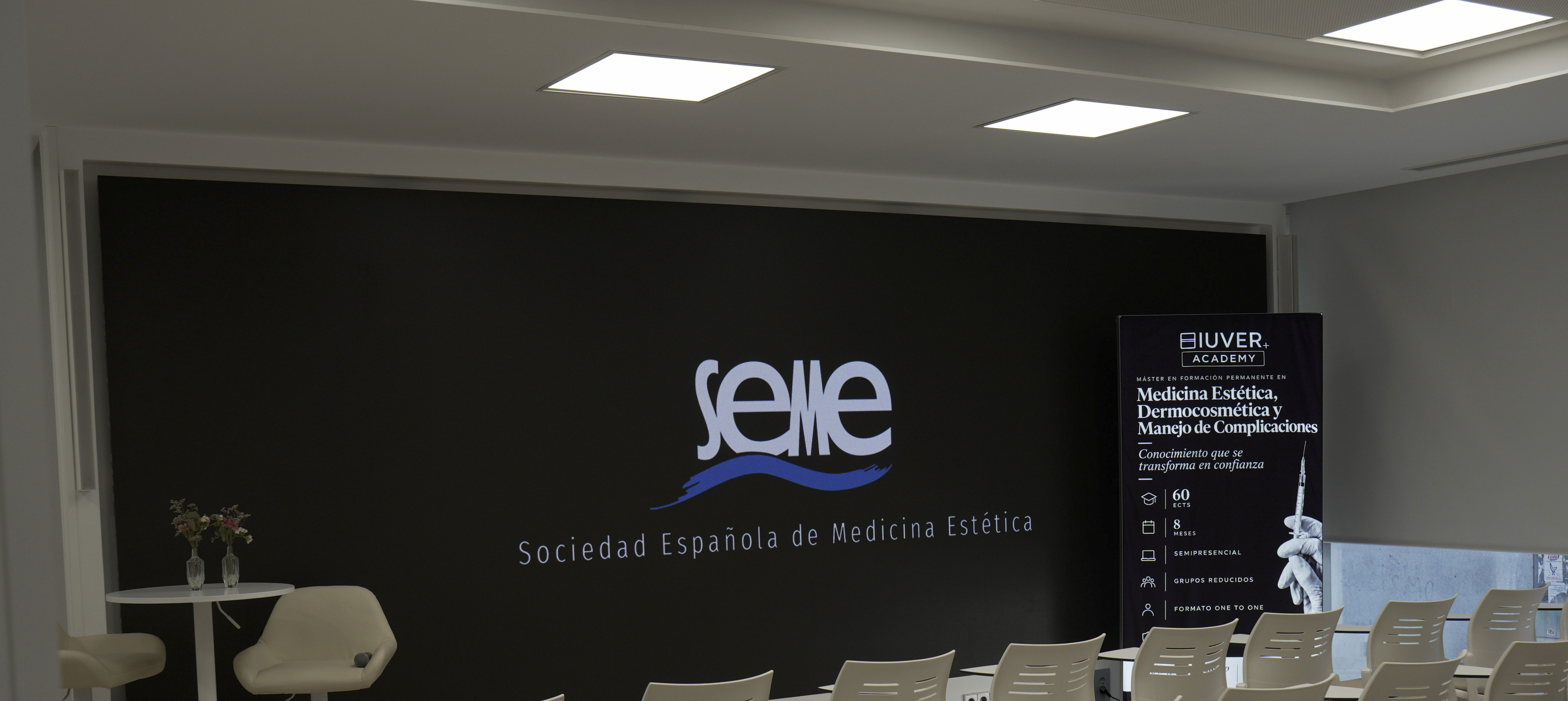 IUVER Academy presenta su oferta formativa en medicina estética en la sede de la SEME