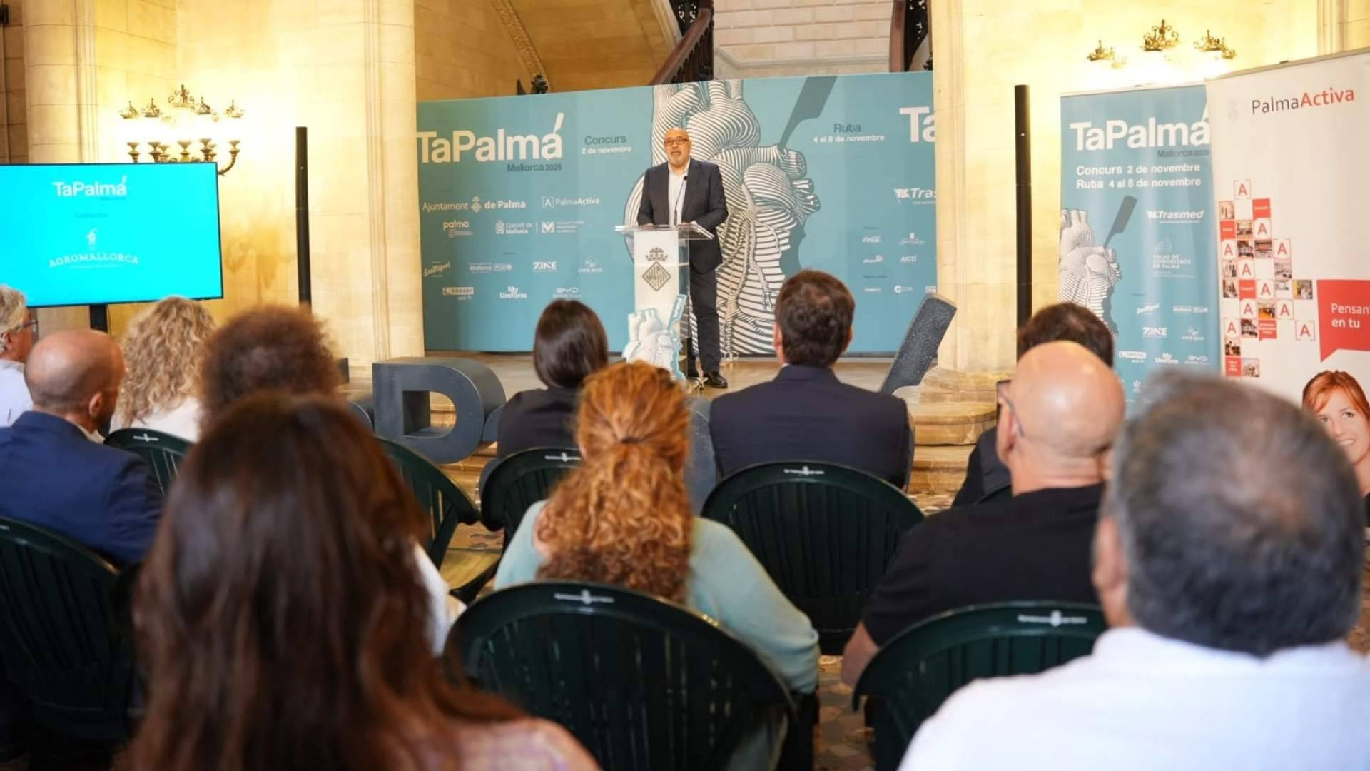 TaPalma Mallorca-2026 se presenta con 42 restaurantes y la ruta llenará Palma del 4 al 8 de noviembre