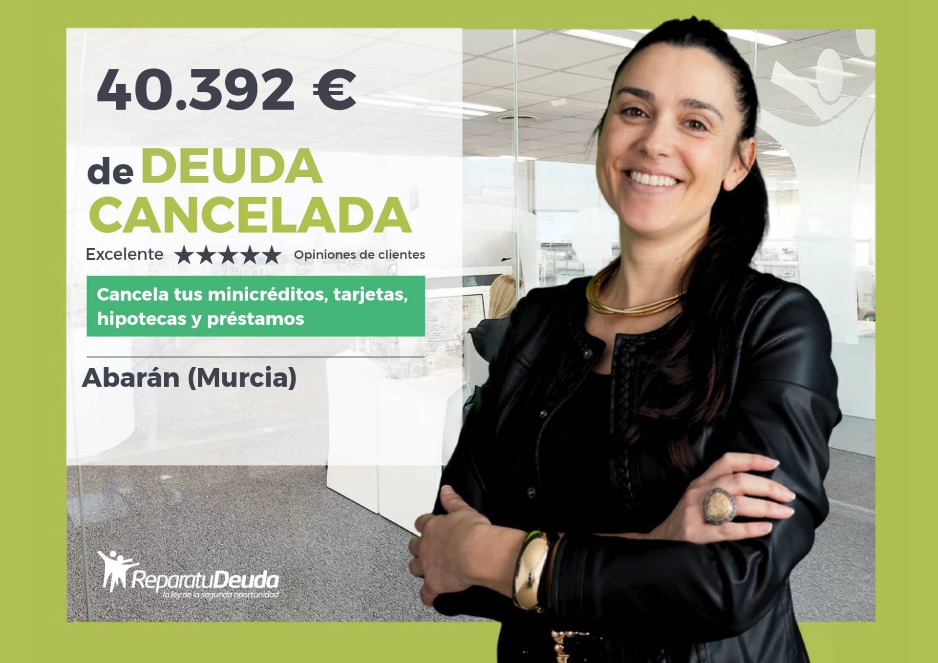 Repara tu Deuda; 40.392 € menos para un hombre de Abarán (Murcia) gracias a la Ley de Segunda Oportunidad
