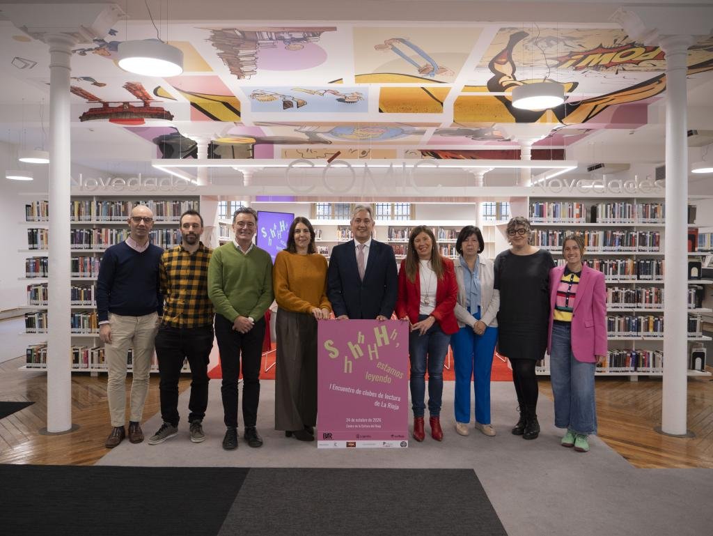 José Luis Pérez Pastor presenta el I Encuentro de Clubes de Lectura en Logroño el 24 de octubre