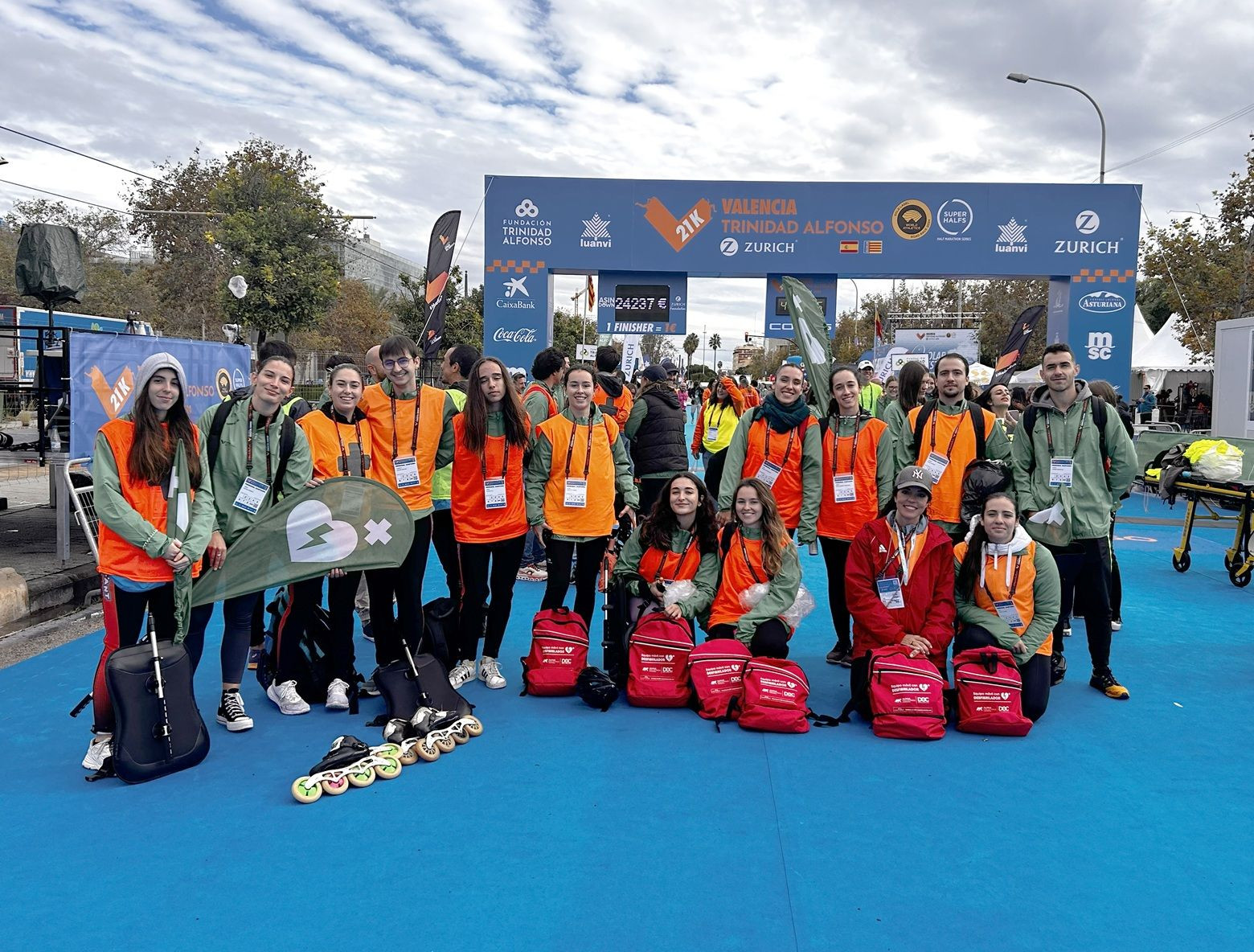 7 vidas salvadas desde 2015 en el Medio Maratón Valencia Trinidad Alfonso Zúrich por los desfibriladores