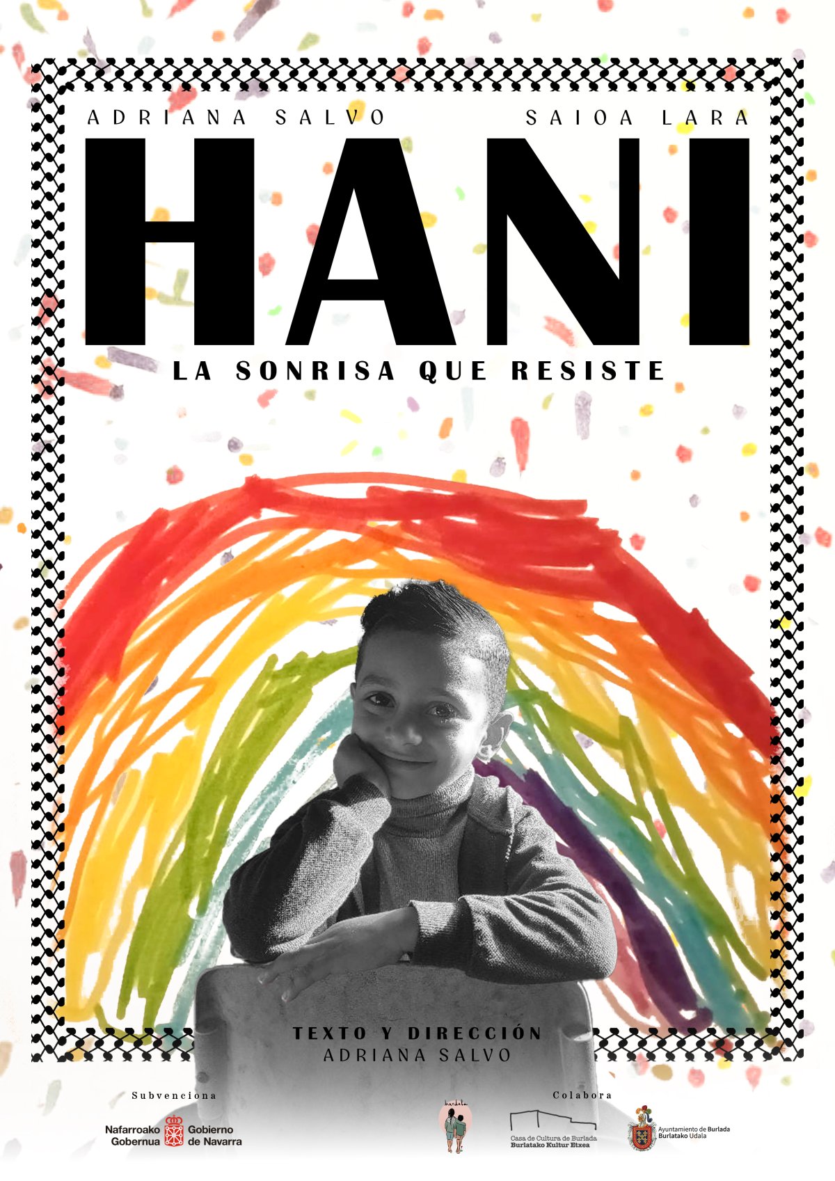 «Hani. La sonrisa que resiste» llega a Burlada: teatro documental sobre dos familias, una navarra y otra gazatí