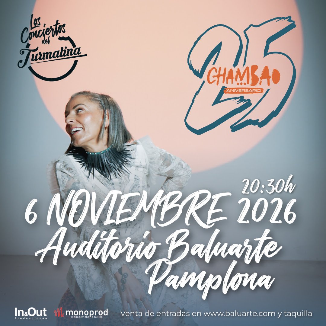 Chambao celebrará sus 25 años de trayectoria con un concierto en Baluarte el 6 de noviembre