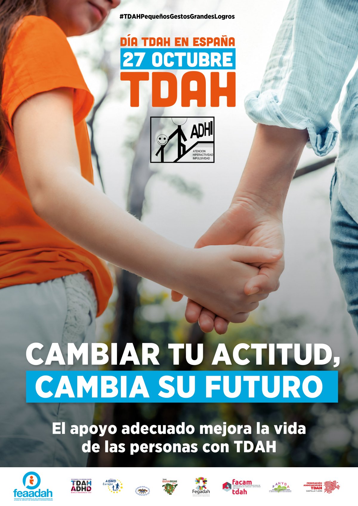 ADHI Navarra se suma a las reivindicaciones del Día Nacional del TDAH: «Cambiar tu actitud, cambia su futuro»