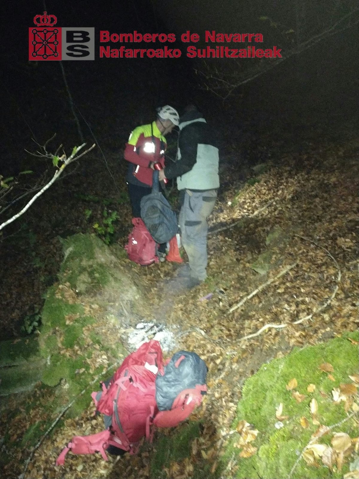 Rescatado un hombre, de 42 años, extraviado mientras recogía setas en Artesiaga, en Esteríbar