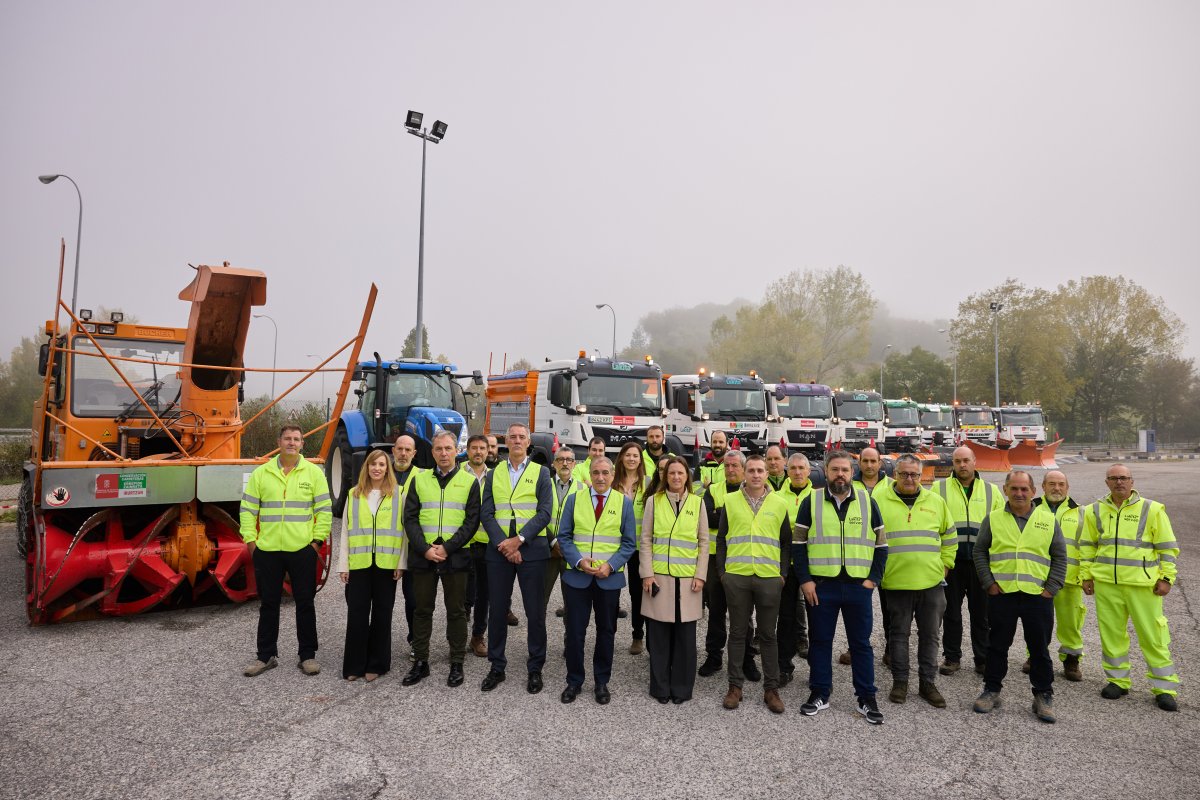 Navarra tiene listo el dispositivo ante inclemencias meteorológicas en las carreteras de la Comunidad Foral