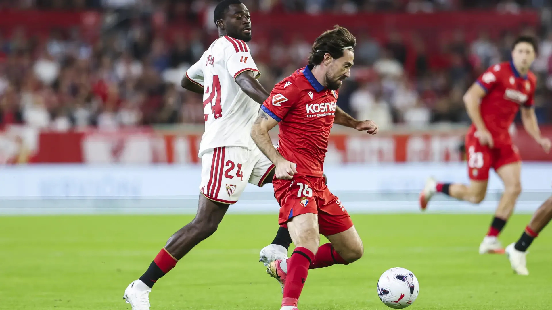 Osasuna cae en el Sánchez-Pizjuán (2-0) tras un buen arranque y un Sevilla más efectivo