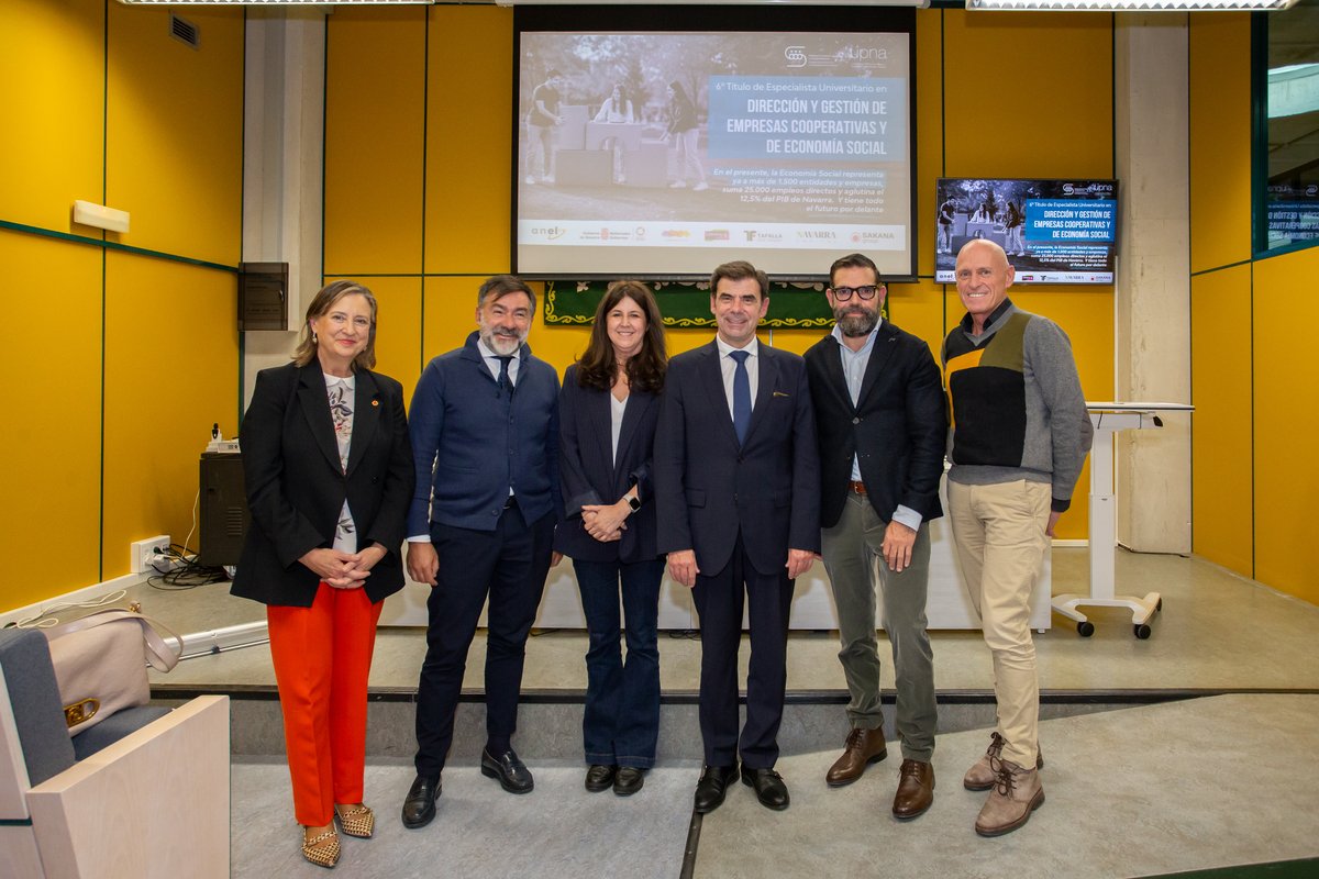 La UPNA arranca la VI edición de su Título en Cooperativismo y en Economía Social con matrícula récord y dos nuevos Laboratorios