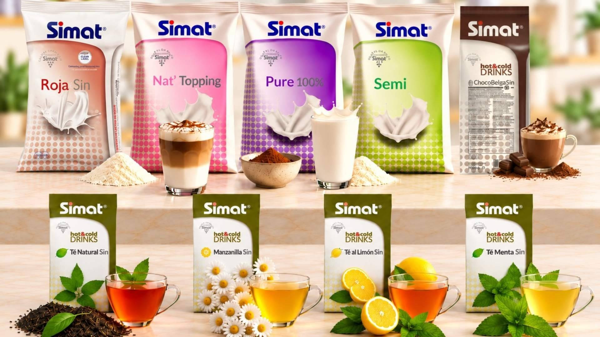 Simat Solubles impulsa su gama SIN para ampliar las opciones de bebidas sin azúcares añadidos