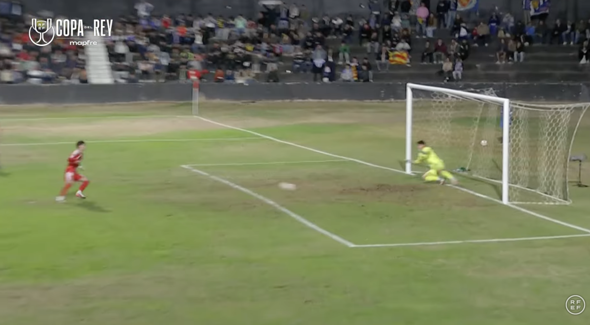 El CD Tudelano se despide de la Copa del Rey con un 0-4 ante un Real Zaragoza que lo decidió en la primera mitad
