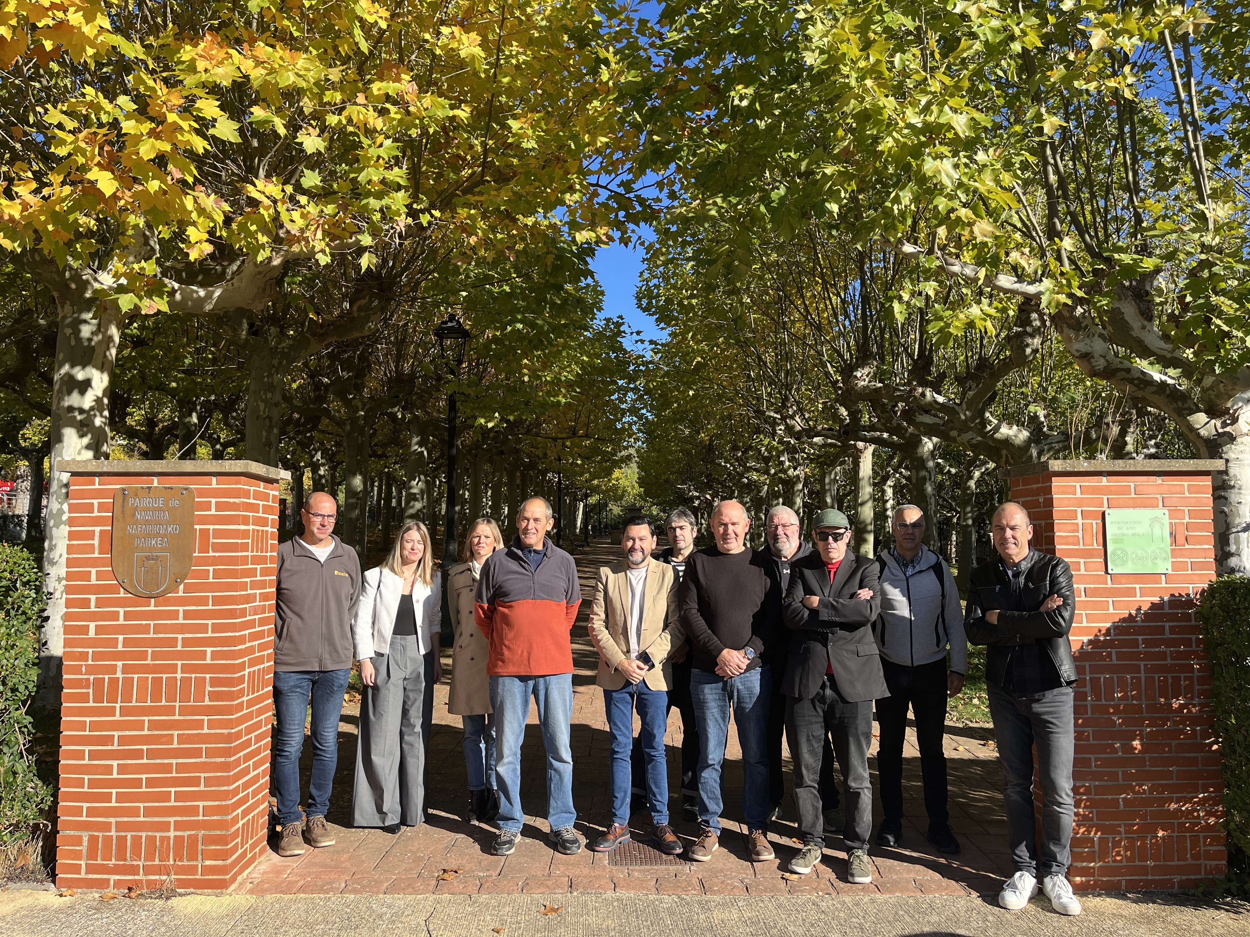 La portada de la iglesia de San Martín de Orbaiz estará colocada en el parque de Navarra de Aoiz